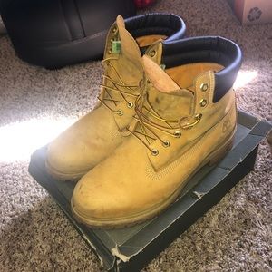 Timberlands 6” Size 11.5 Waterproof Double Sole